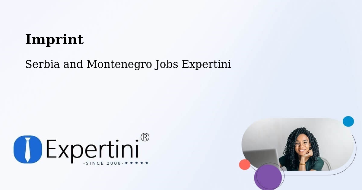 Imprint – Vineland - Serbia and Montenegro Jobs Expertini