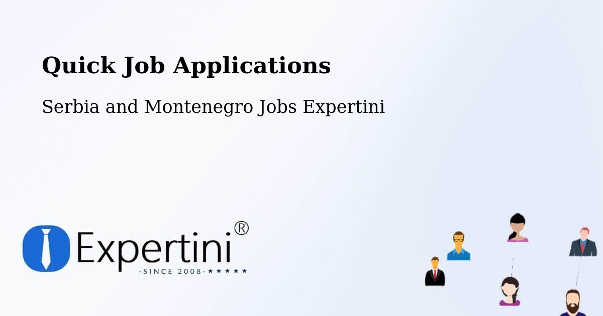 Quick Apply Feature – Vineland - Serbia and Montenegro Jobs Expertini